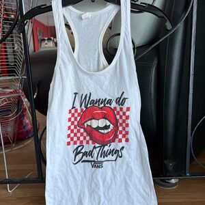 Vans - White Tank Top